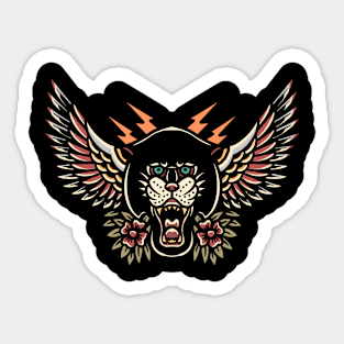 winged panther tattoo Sticker